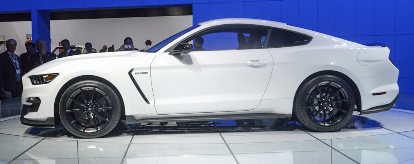 The Shelby Mustang GT350 at the LA auto show (Photo: CC Weiss / Gizmag.com)