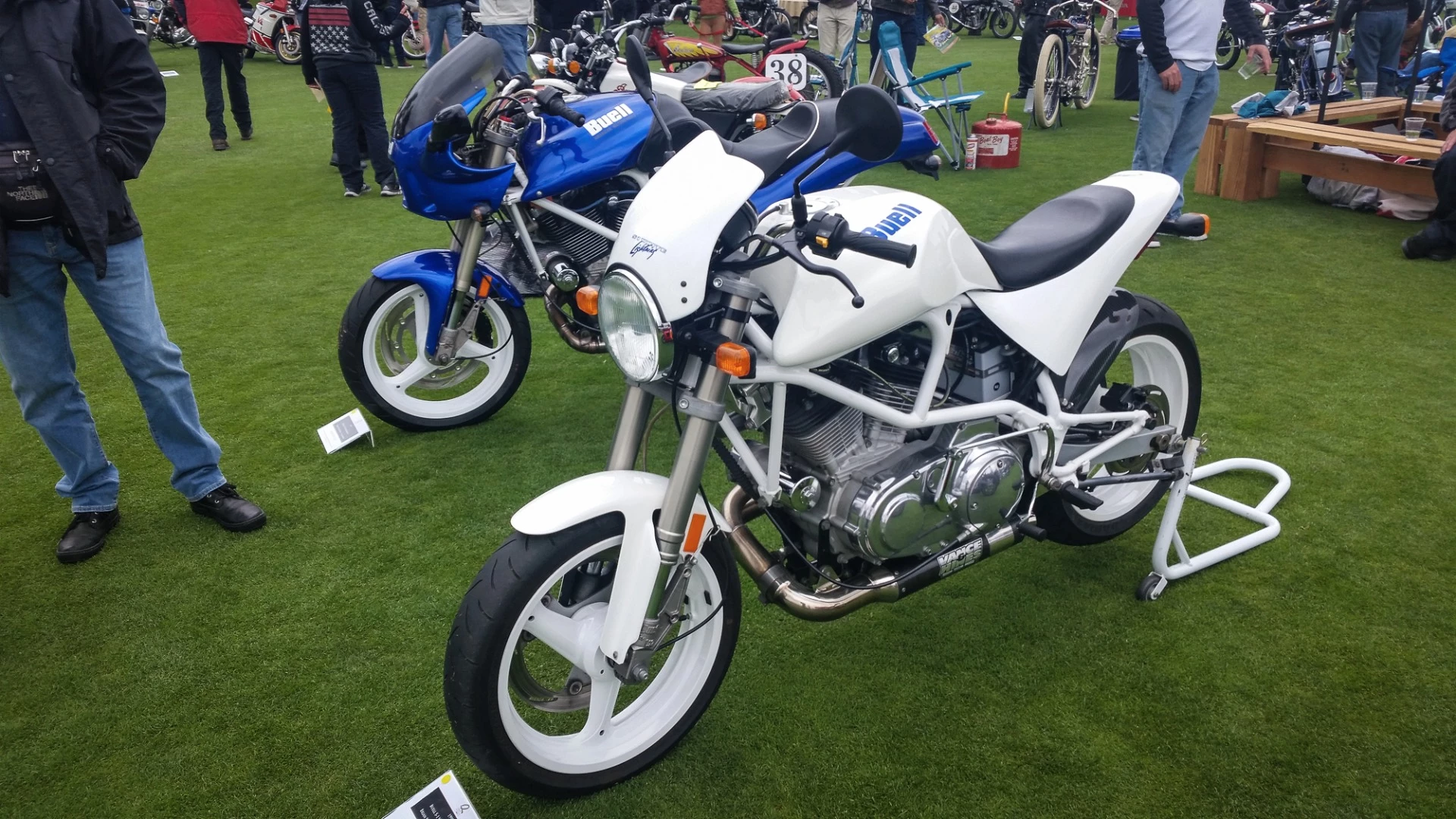 Several Buells found their way to the Quail Motorcycle Gathering
