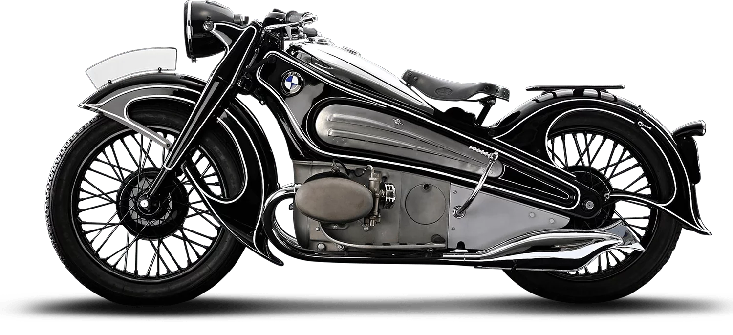 The original: BMW's R7 prototype from 1934, restored between 2005-2007 by BMW