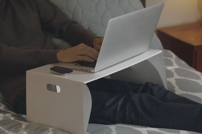 Lapdeck lets you use your laptop in bed while retaining good posture