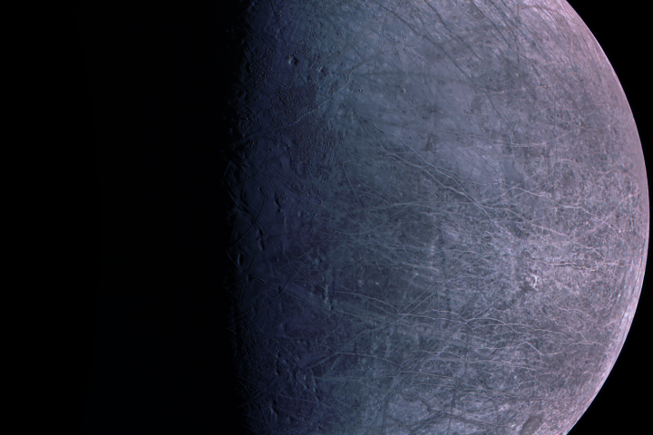 Color-enhanced image of Europa