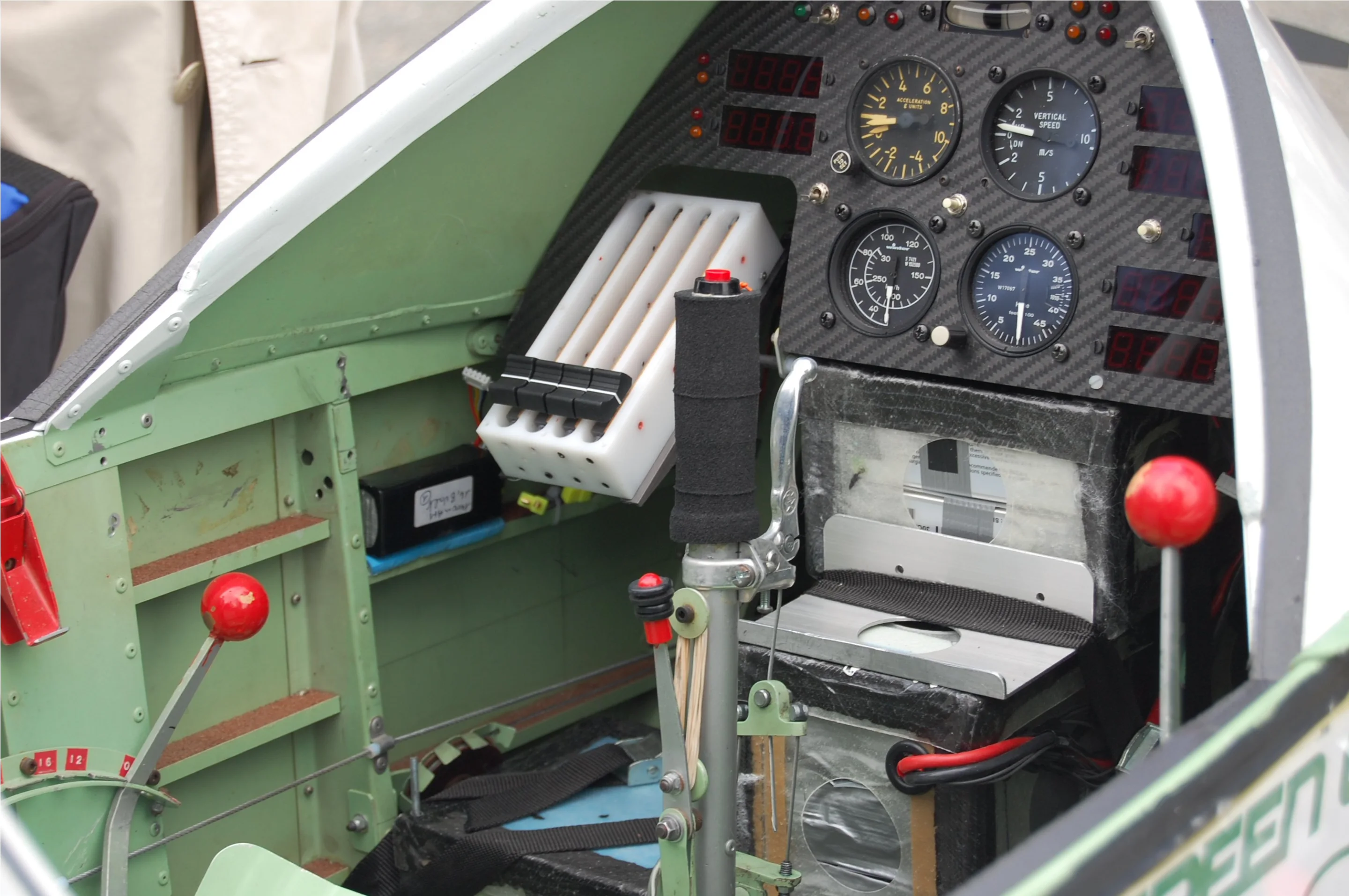 The instrumentation available to the pilot
