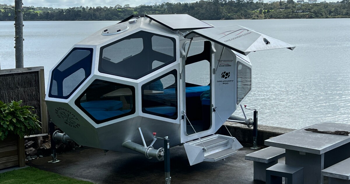 Multi-use POD looks like a cross between a Tesla Cybertruck and a UFO