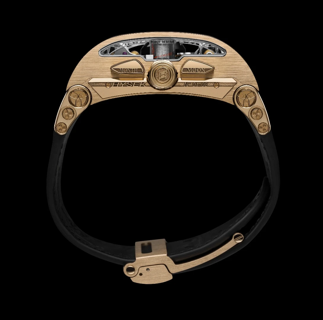 The Hysek Colossal power reserve readout