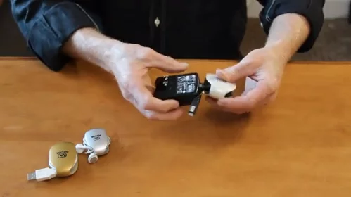 A large Winder being used to wind a charger