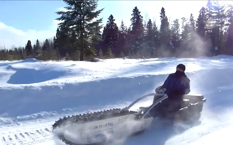 Martel’s electric dog-sled is reported to deliver a range of somewhere between 45 - 220 kilometers (137 miles) depending on the battery system