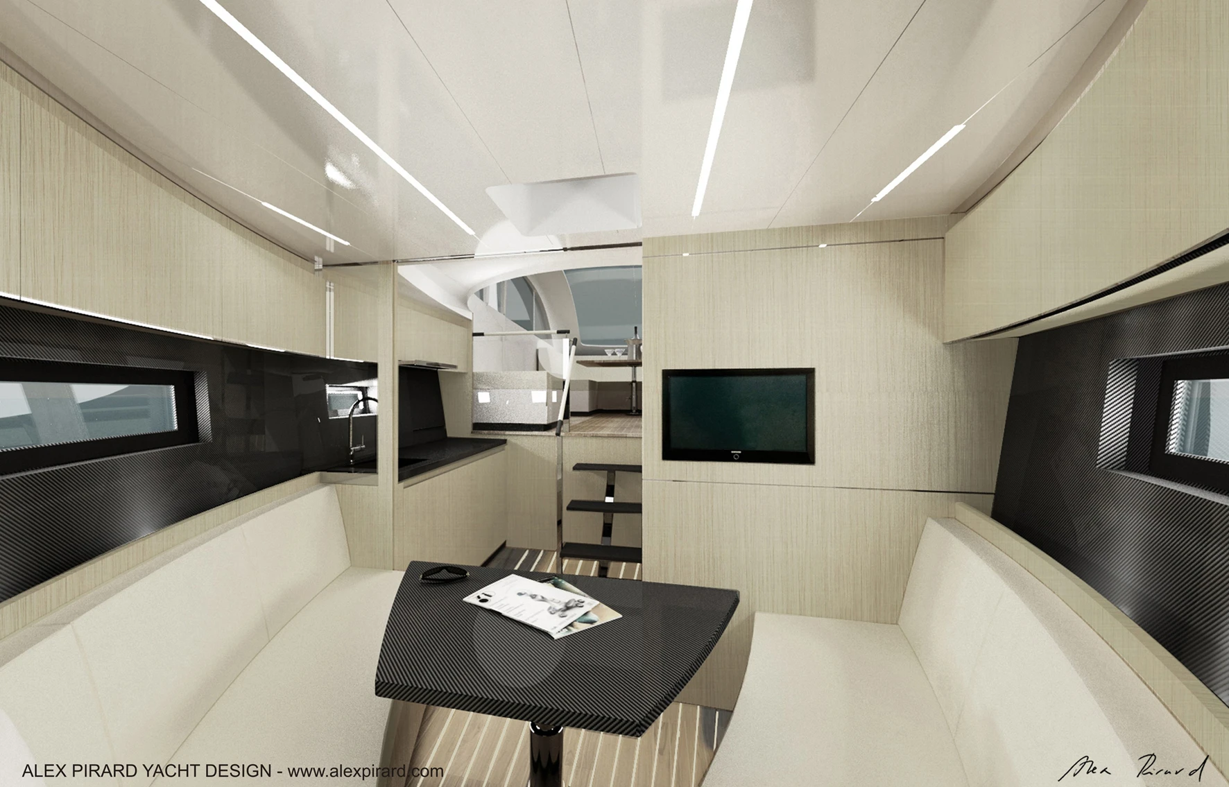 The Oronero interior