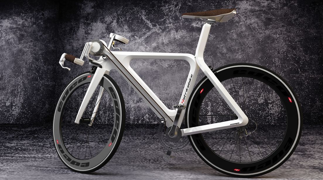 A freewheel mechanism allows both drivetrains to be used simultaneously, or either one to be used on its own