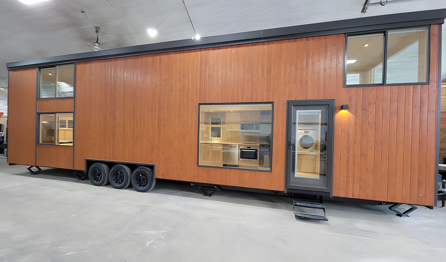 The Ultimate tiny house is a remarkably spacious model, boasting 720 sq ft (almost 67 sq m) of floorspace
