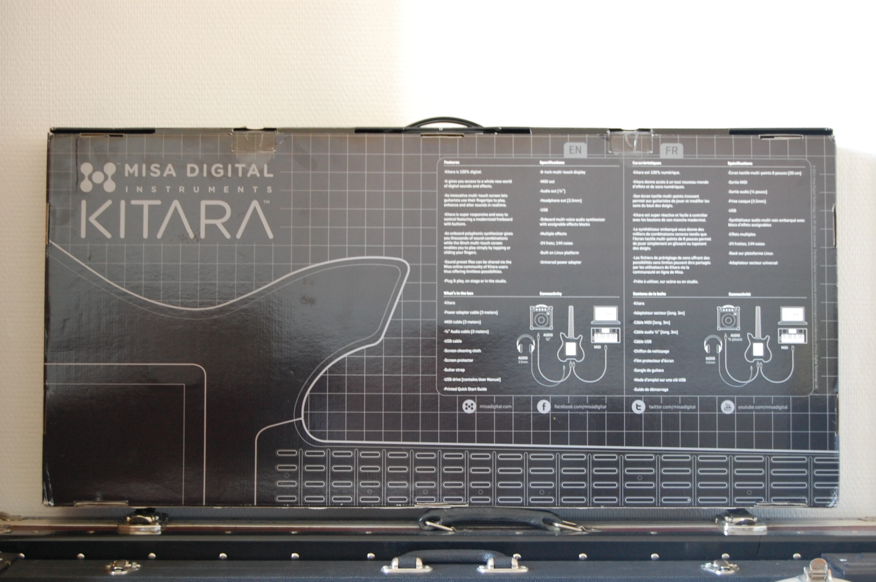 Rear of the Kitara box