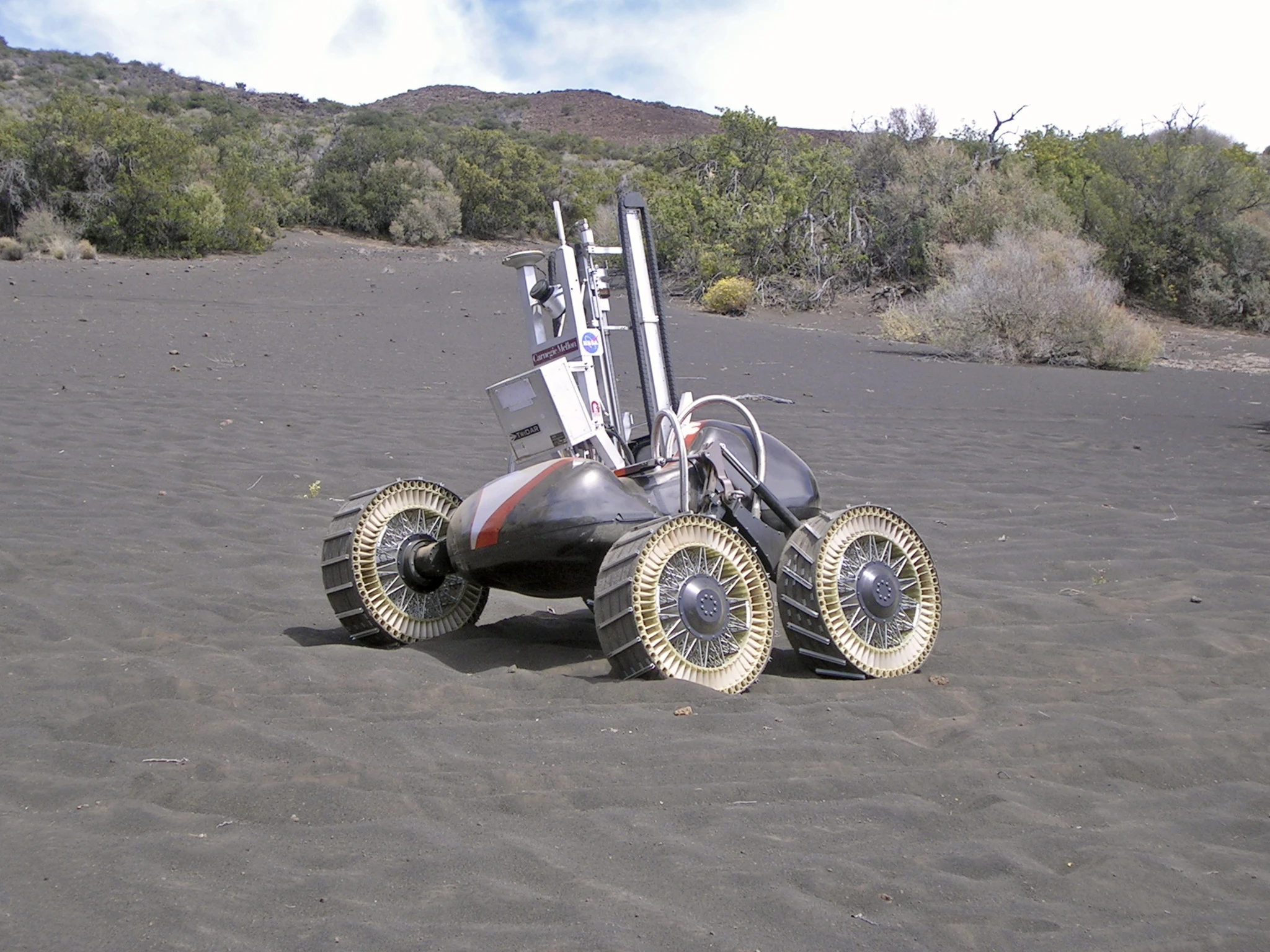 NASA's Lunar rover prototype, Scarab may one day be a contender for swarmies (Photo: NASA)