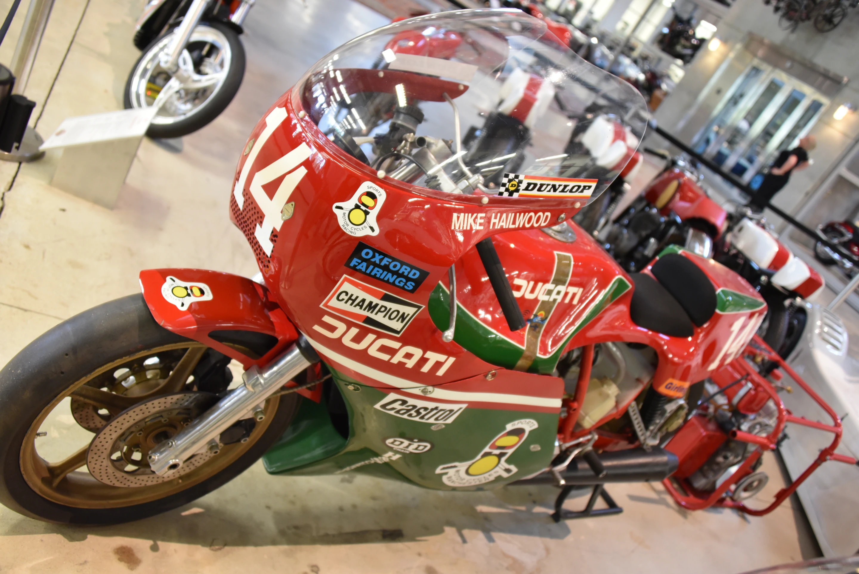 Mike Hailwood Ducati used by the returning champion for his trip to the Isle of Man in 1979