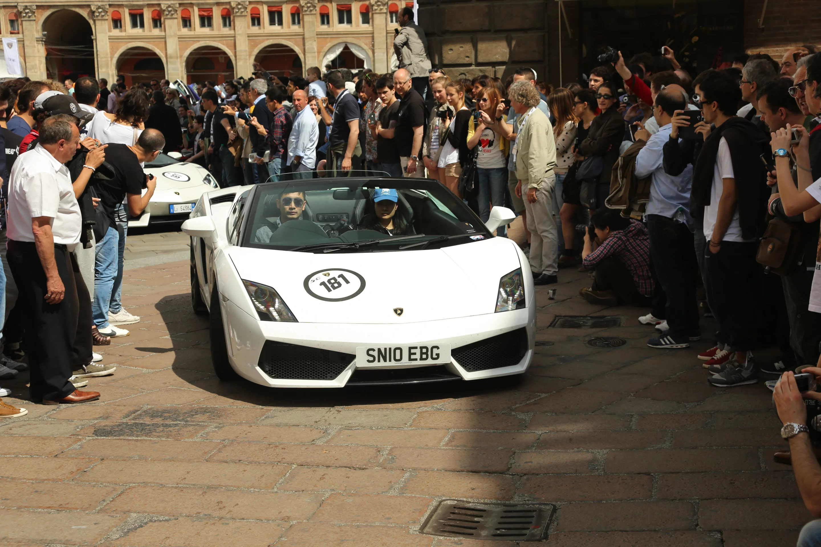 Lamborghinis from every era tackled the 745 miles (1,200 km)