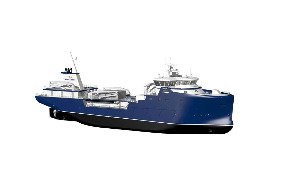 Rolls-Royce has signed a £5.8 million to design and equip one that does just thatThe new live fish carrier (Image: Rolls-Royce)