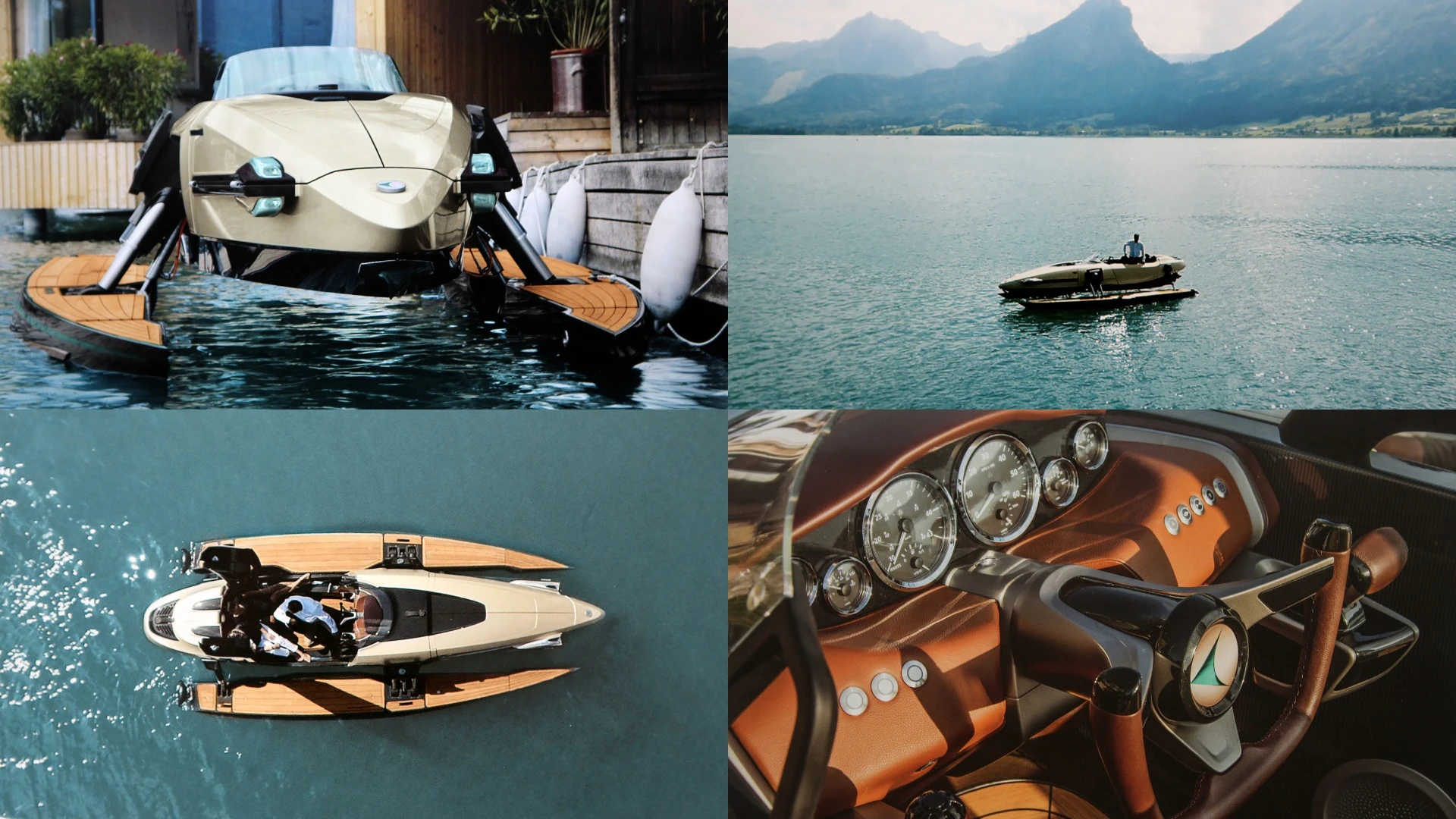 We've covered the shape-shifting Kormaran when it was first announced in 2014, and little has changed in the specifications since then, apart from the announcement of a €1,000,000 price for the base model and the news that the 50-only limited edition of the 23 foot watercraft is well on the way to being sold out.