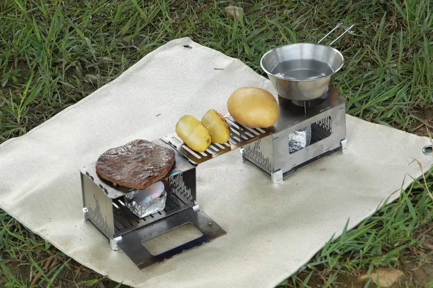 Multiple FireNests can be linked together and used in different configurations