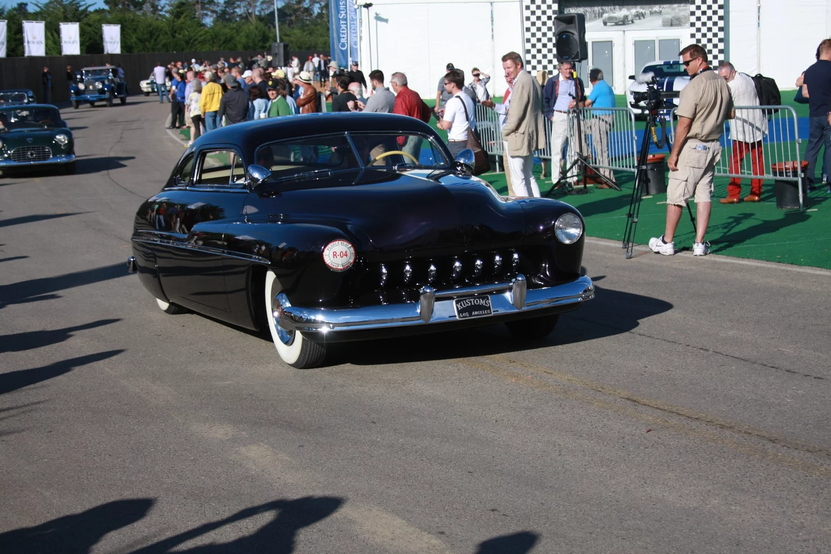 A Mercury sets out to cruise on The Pebble Beach Concours d'Elegance Tour d'Elegance