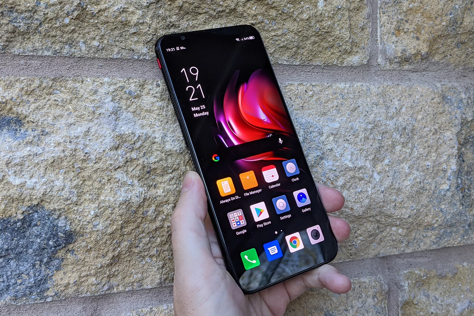 The red switch (top left) puts you into the dedicated gaming mode