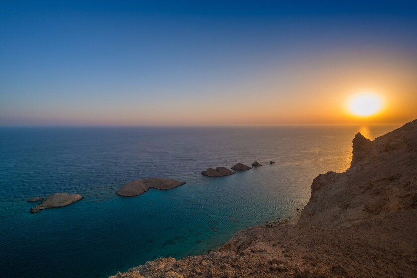 Neom: pretty coastline with plenty of small islands