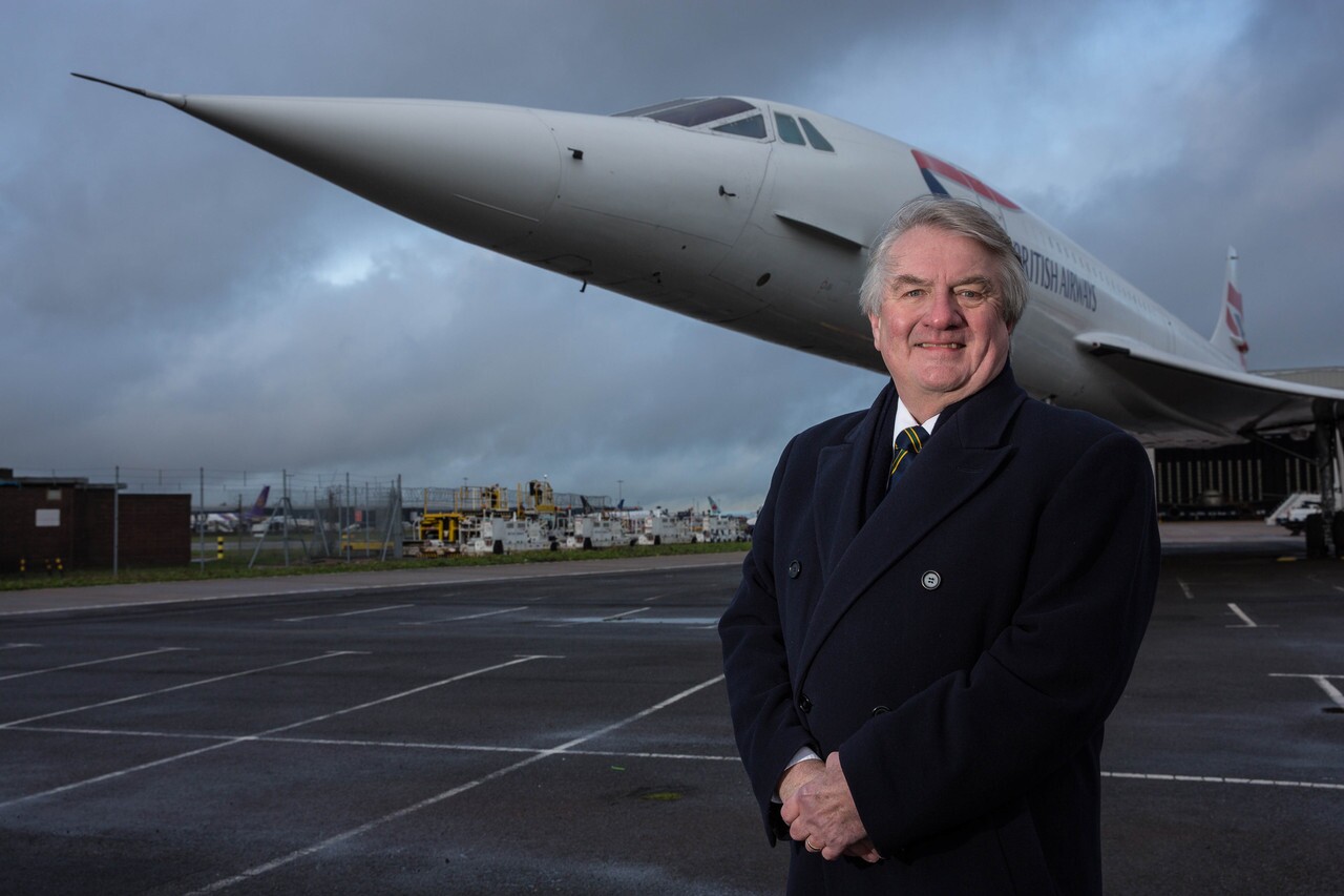 Captain Mike Bannister, British Airways’ former chief Concorde pilot in 2016