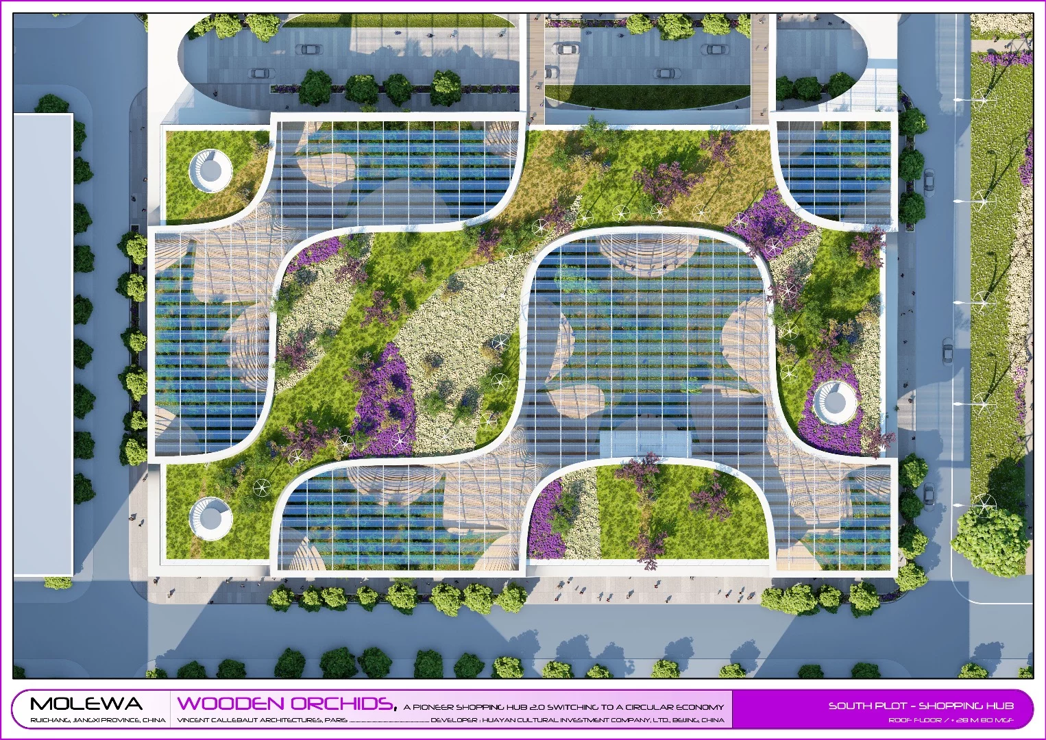 Its counterpart would feature 200 shops promoting organic foods