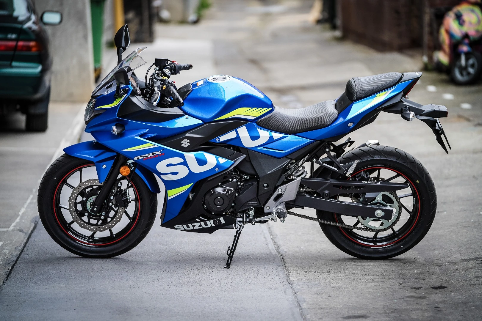 Suzuki GSX250R: doesn't have the performance to fit in with the GSXR range
