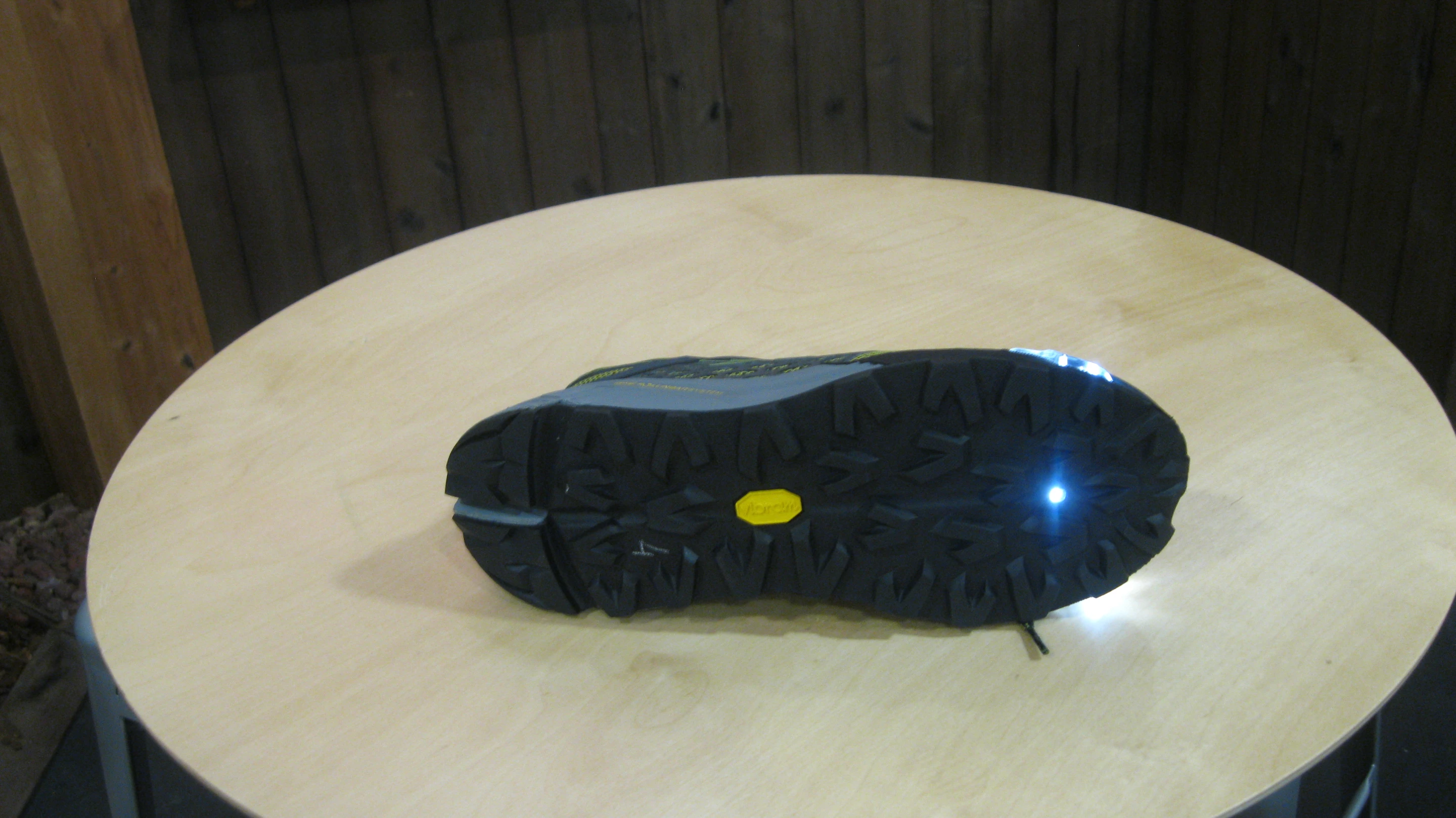 These lights are designed to work like shoe mini-flashlights