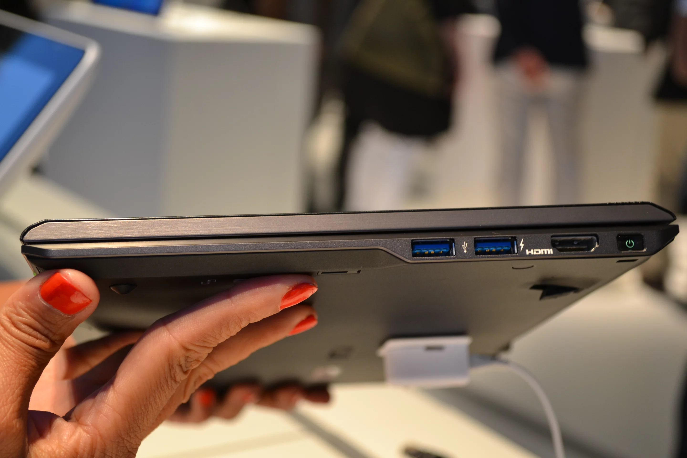 The VAIO Duo 11 on display at IFA 2012 in Berlin