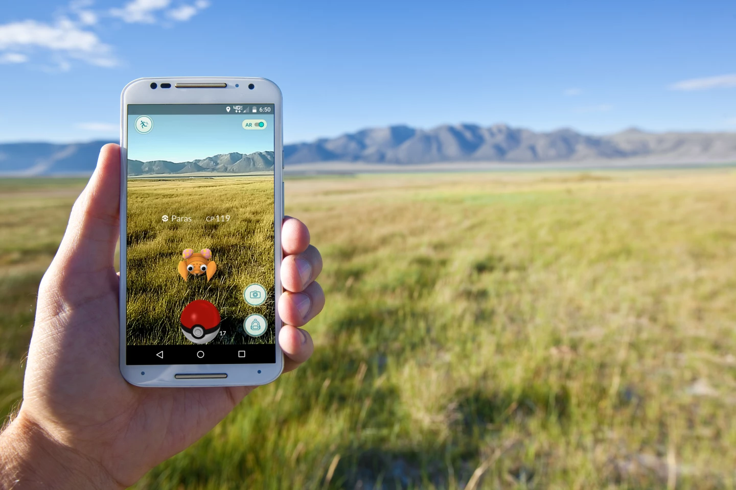 Augmented reality is also at play in the popular smartphone Pokémon GO game