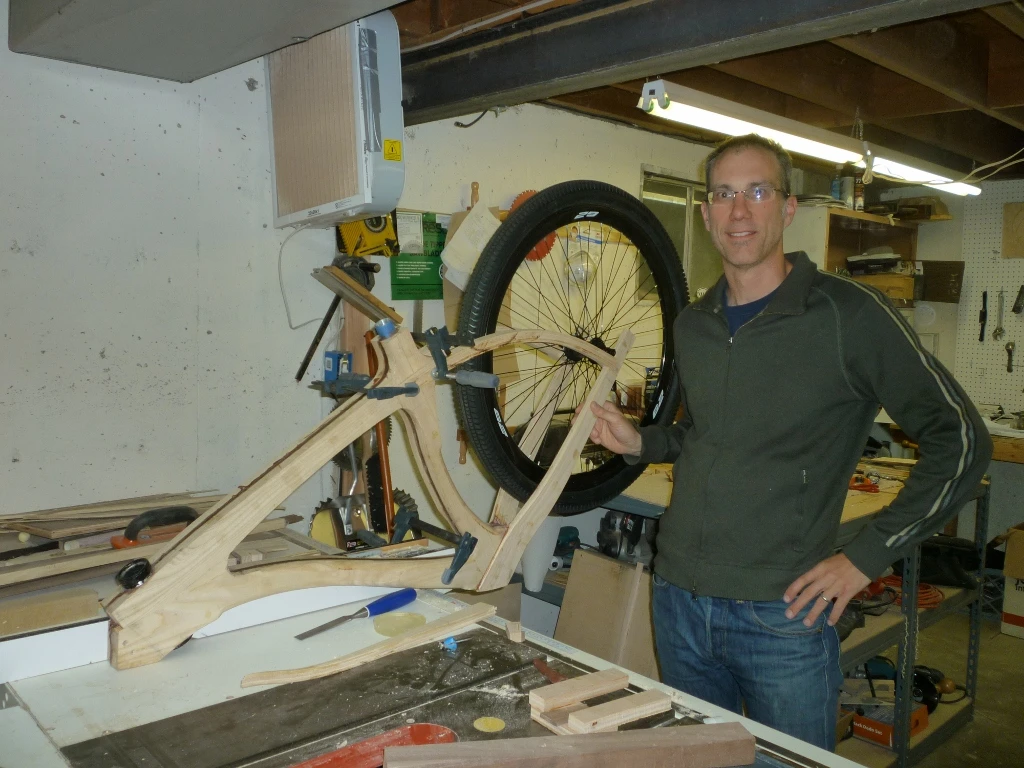 Chris Connor in the workshop