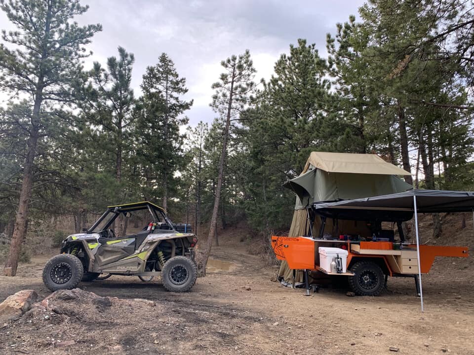 Backcountrygrade ATV camping trailer provides an electric lift to