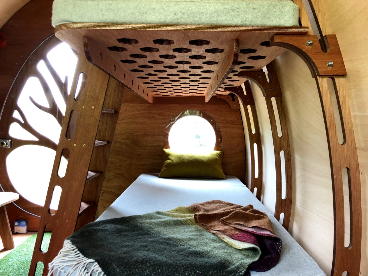 The Fuselage's snug interior includes optional bunk beds