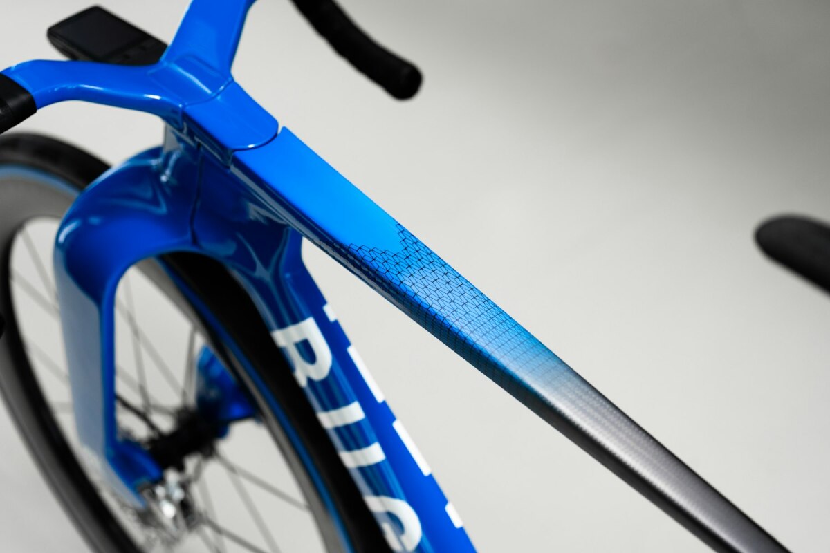 $23K razor-framed bicycle wears surprise badging all over