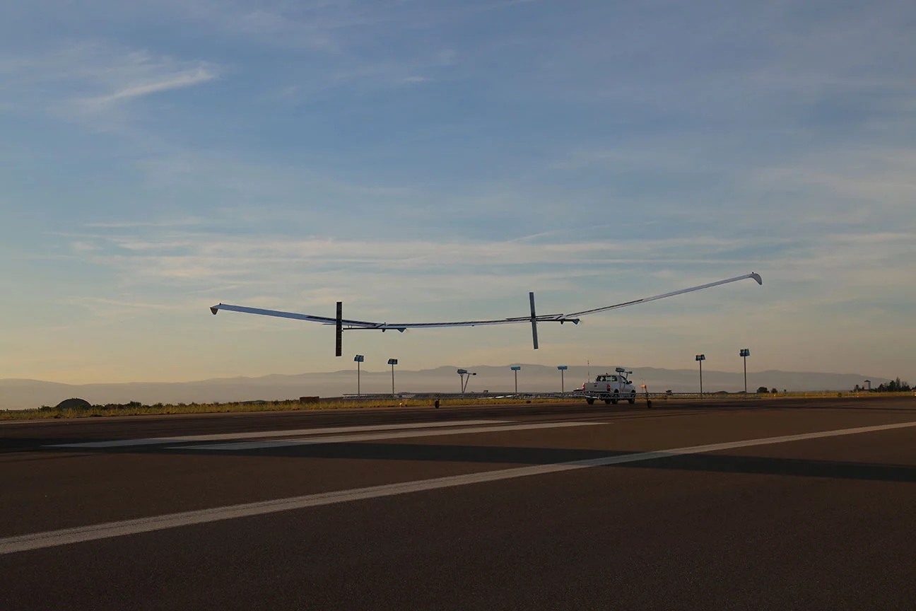 The Astigan A3 released from launch cradle