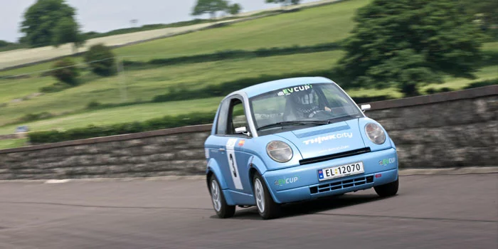 The THINK City EV Cup Edition is a "stripped-out lightweight congestion-charge dodging racer"
