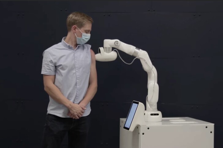 Along with its obvious use for administering the COVID-19 vaccine, the Cobi robot could also be utilized for other types of vaccinations