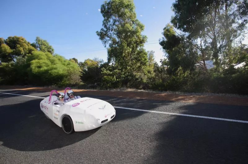 The Wind Explorer on its journey across Australia