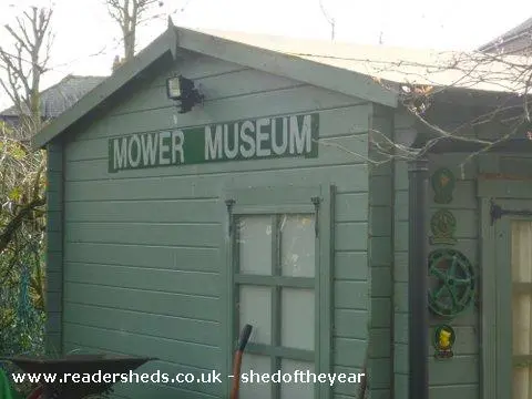 Lawnside House is used as a museum for collected vintage lawn mowers
