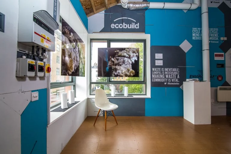 As its name suggests, Waste House is built almost exclusively from discarded waste (Photo: BBM)