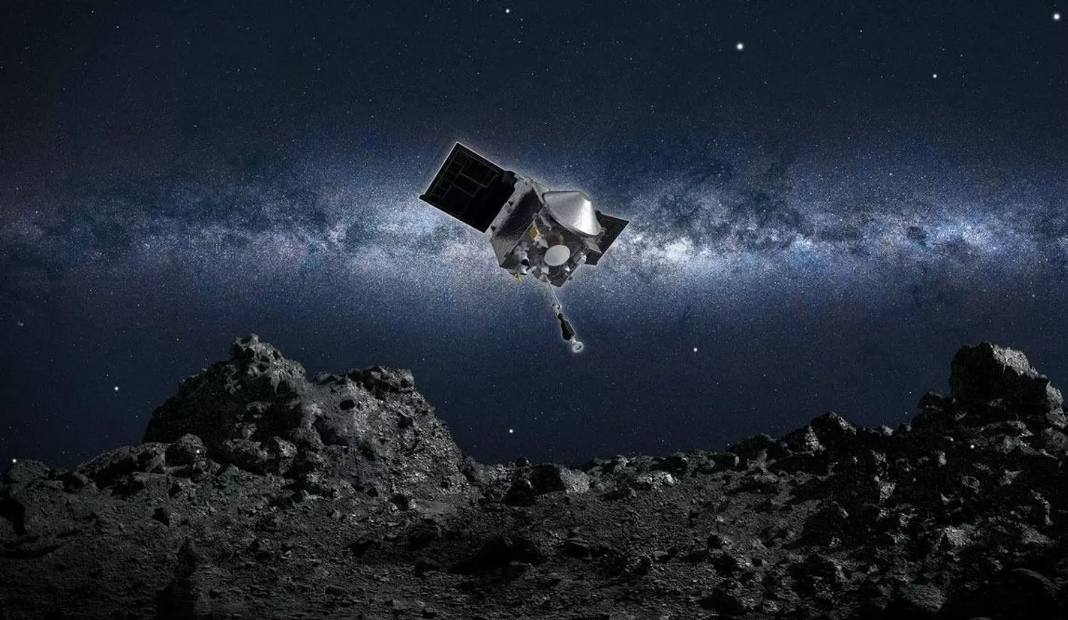 Artist's concept of the OSIRIS-REx probe