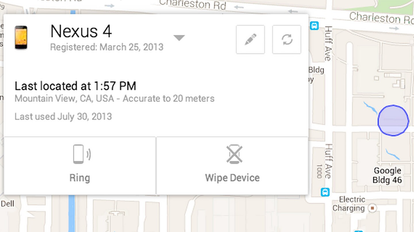 If you lose your Nexus 4 at Google Headquarters, you can easily find it on a map (Original image: Shutterstock)