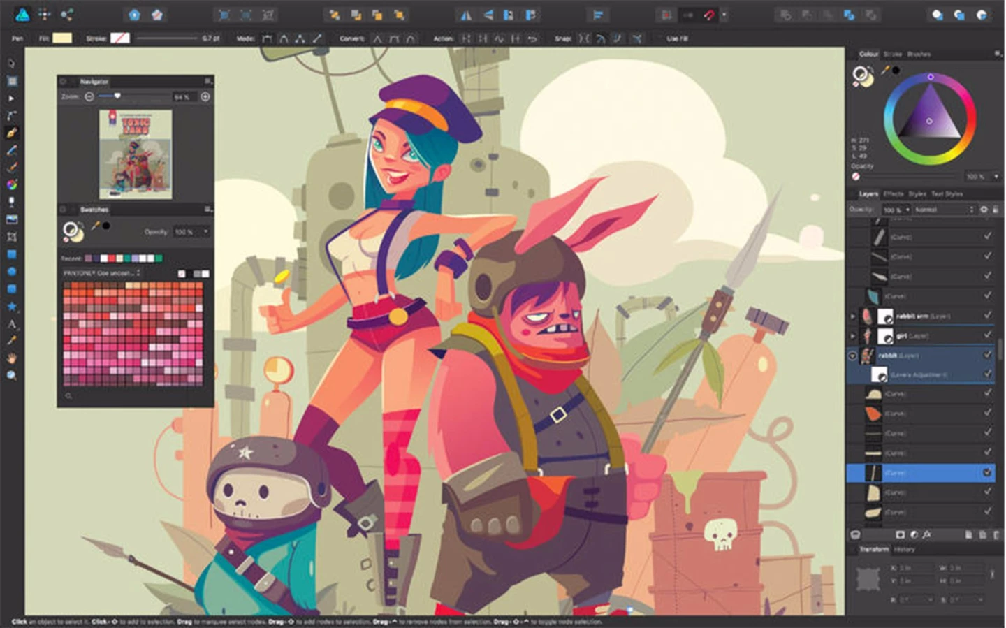 Affinity Designer screenshot