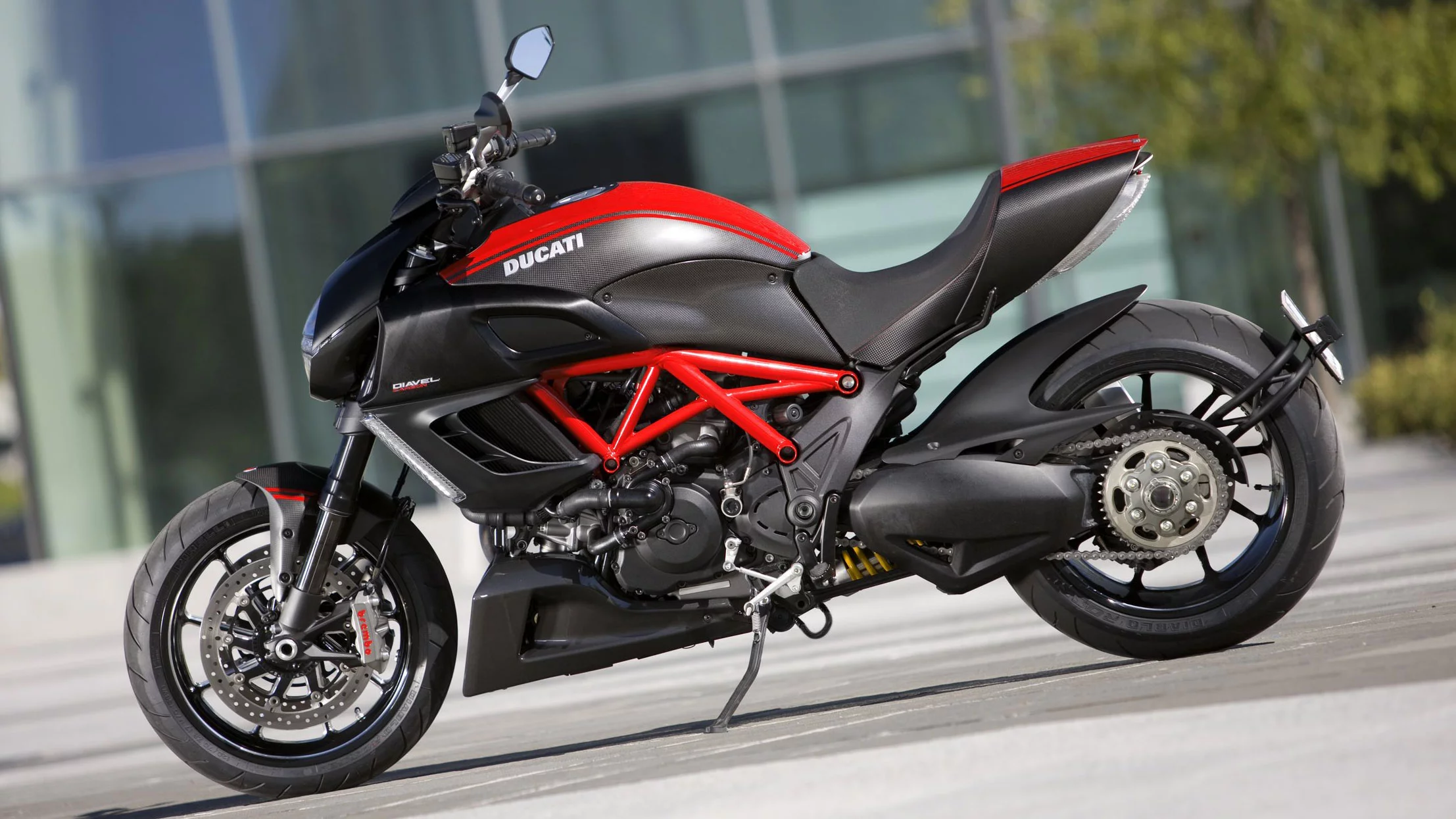 The 2011 Ducati Diavel power cruiser