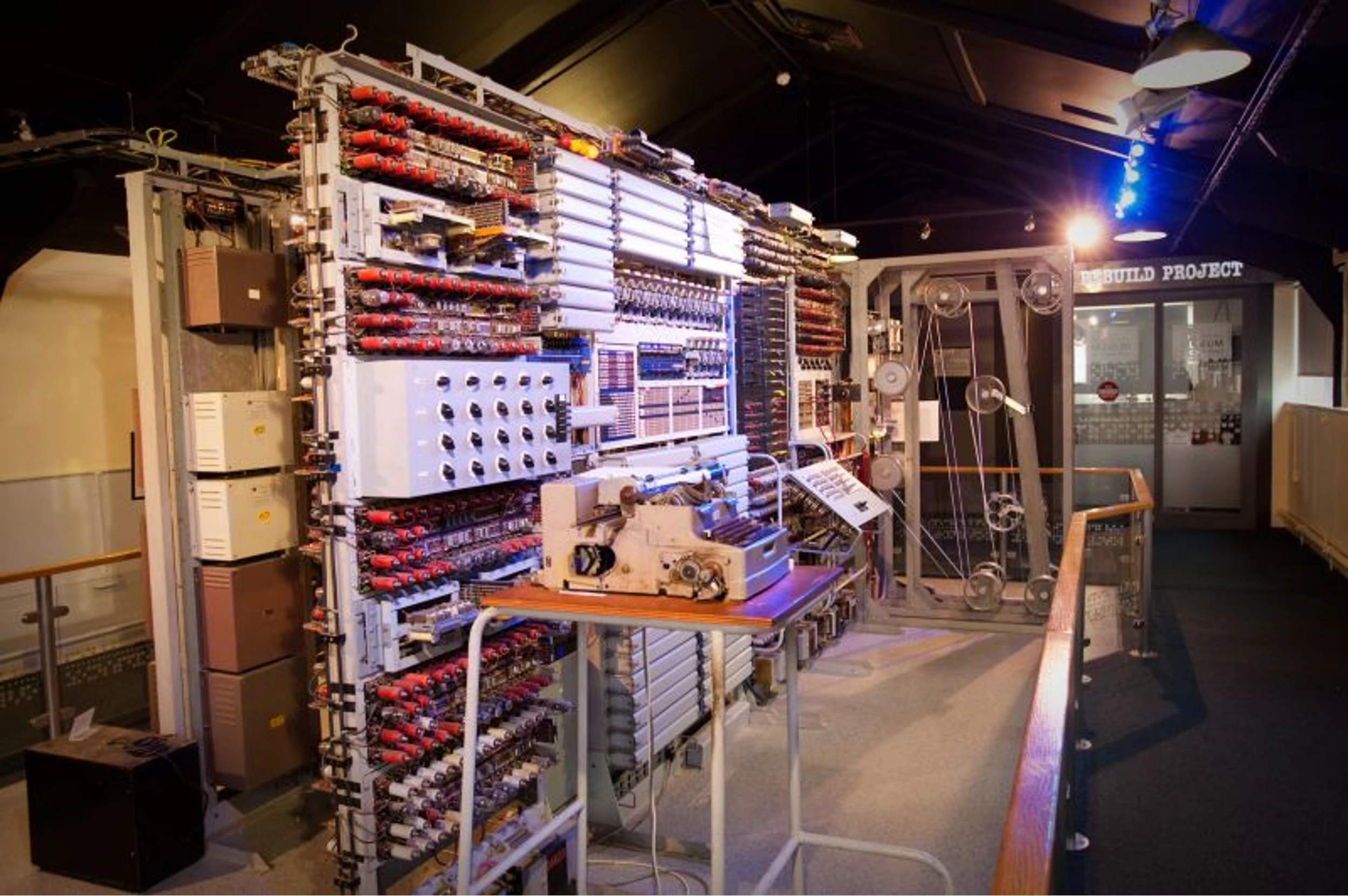The rebuilt Colossus at Bletchley Park