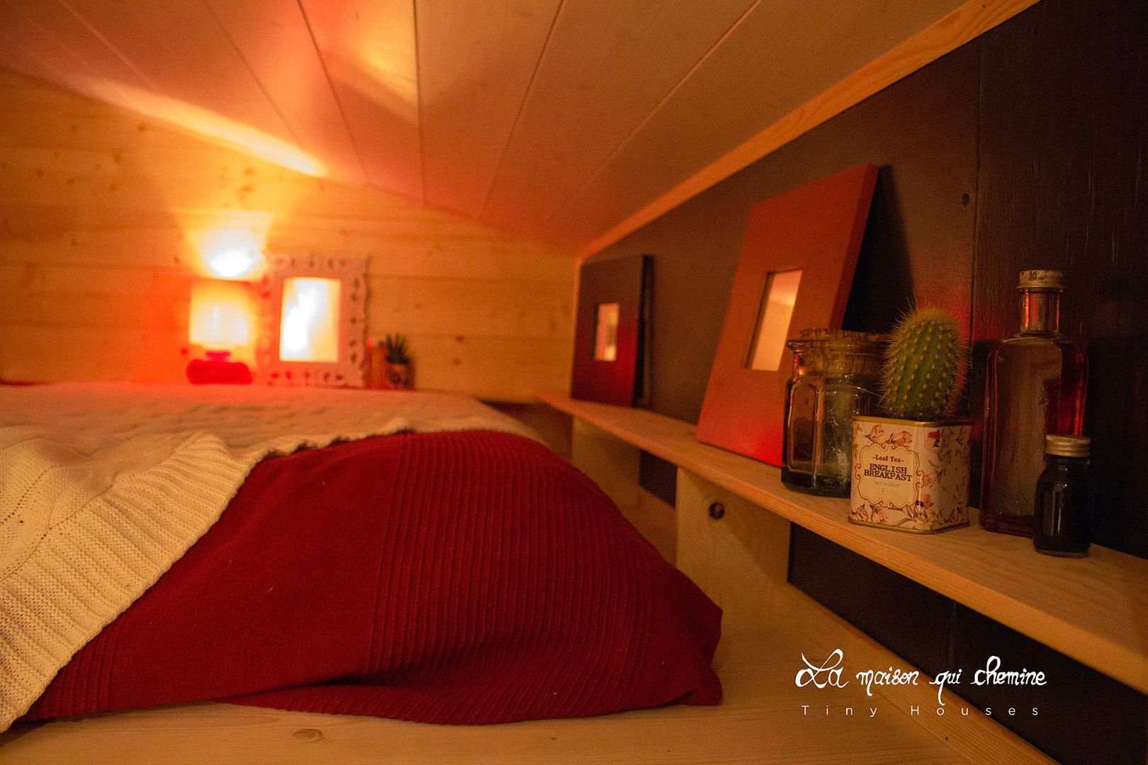 The sleeping area