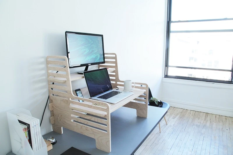 The UpStanding Desk turns any normal desk or table into a standing desk