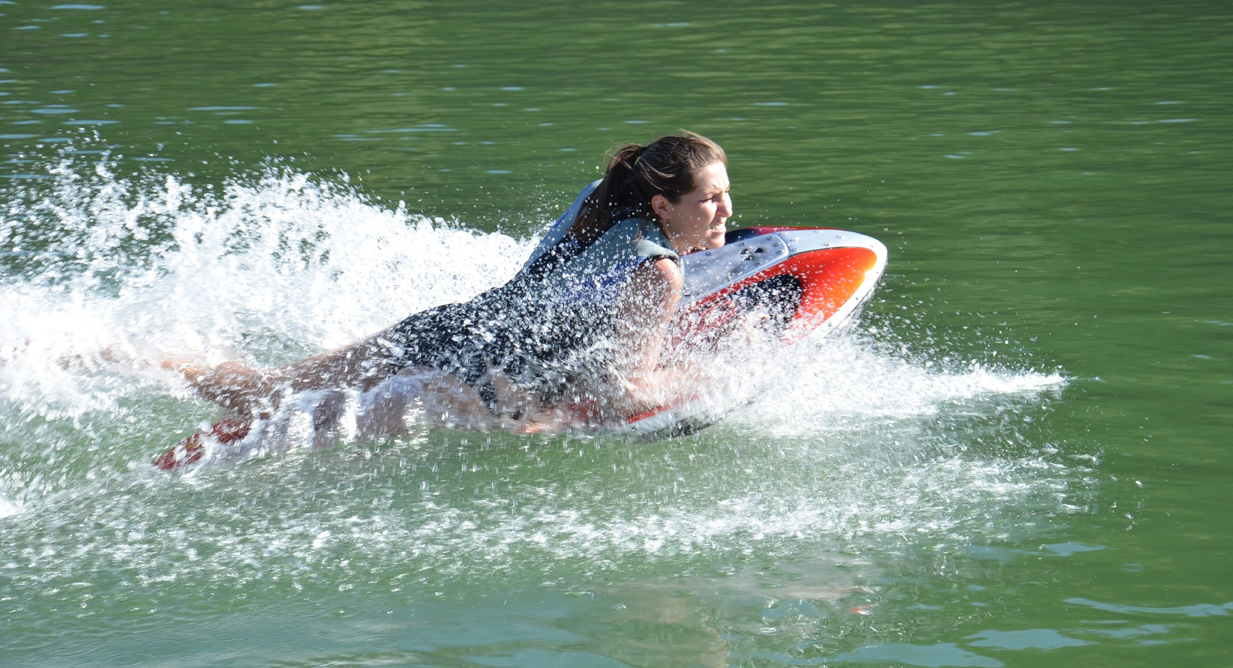 The Kymera body board weighs 48 lbs (21 kg)