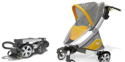 4 Moms Origami stroller is self-folding, has an in-built generator and an LCD display