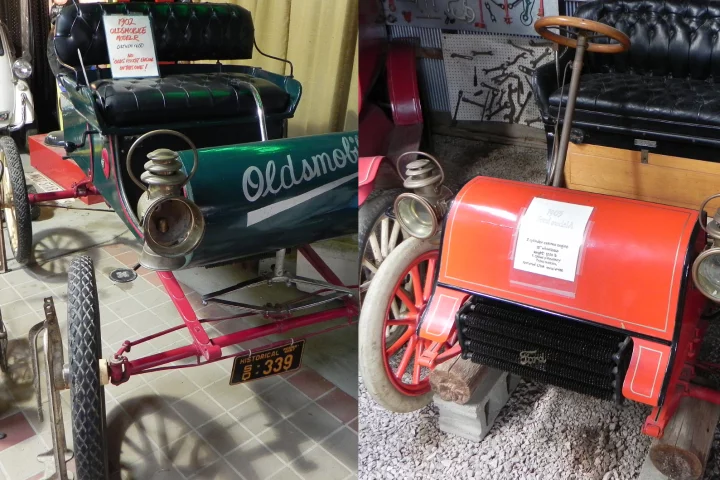 Back in 1903, these were two of the best-selling cars on the road and they were from rivals who, at the time, were beginning their automotive empires