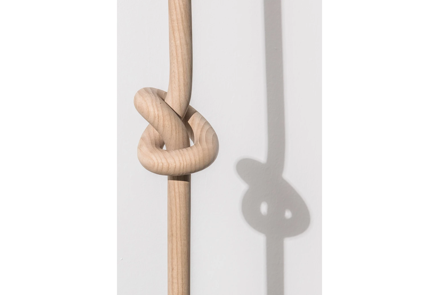 Blood, sweat and tears with a twist of lemon is a subtle take on Chinneck's knotted wood series